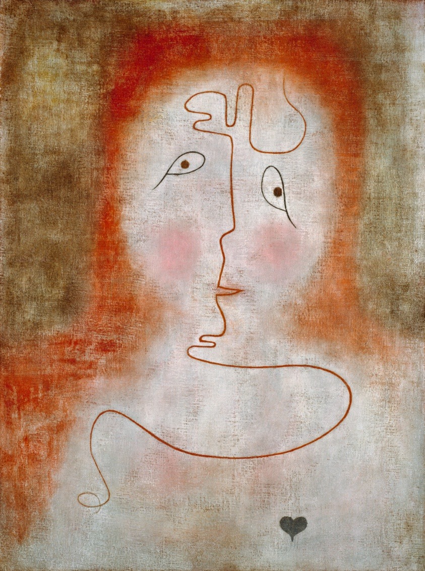 Dans le miroir magique — Paul Klee — 1934