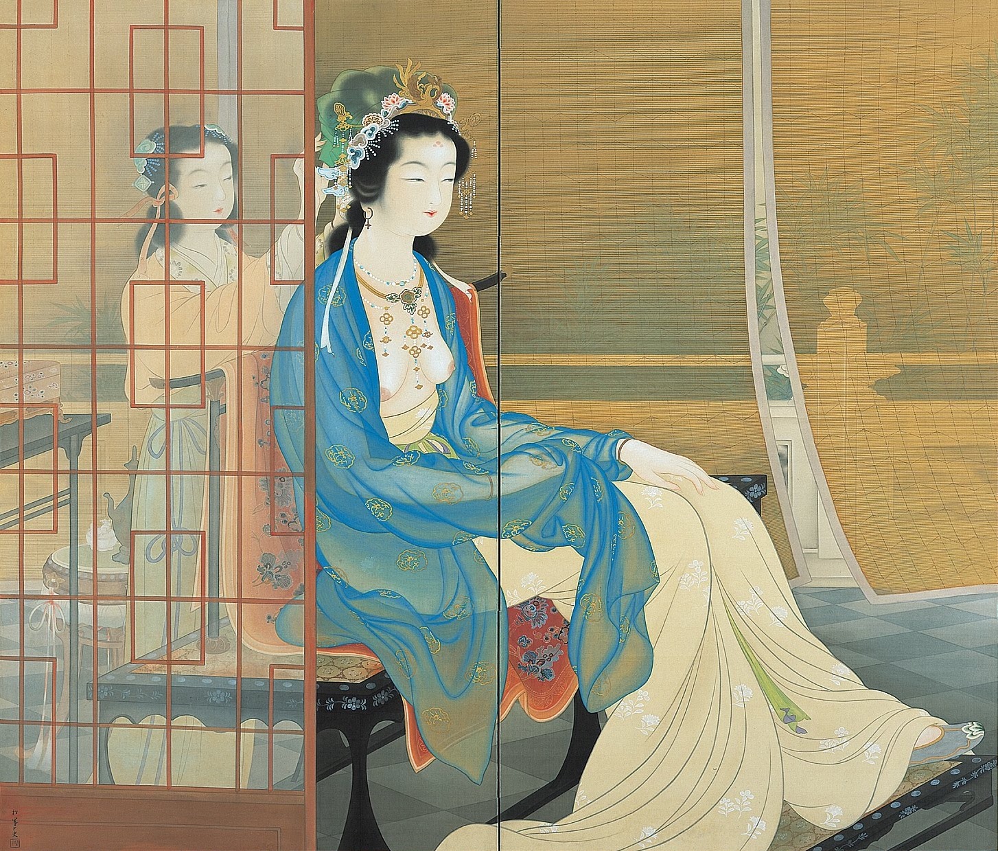 Yang Guifei — Uemura Shoen — 1922